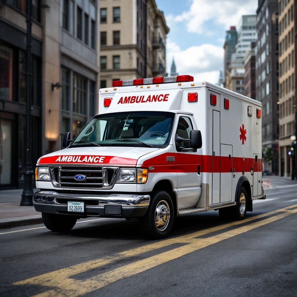 Ambulance ready for dispatch